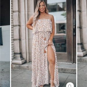 COPY - BoHo maxi dress with side slit